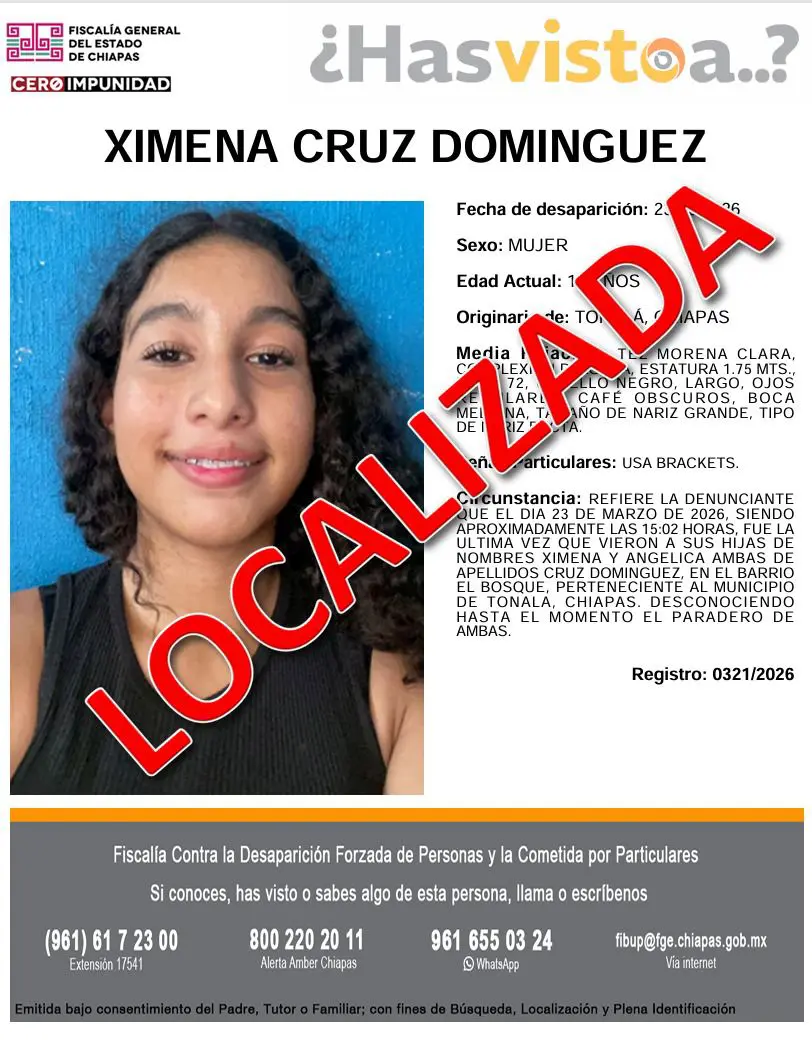 Ficha de búsqueda de la FGE