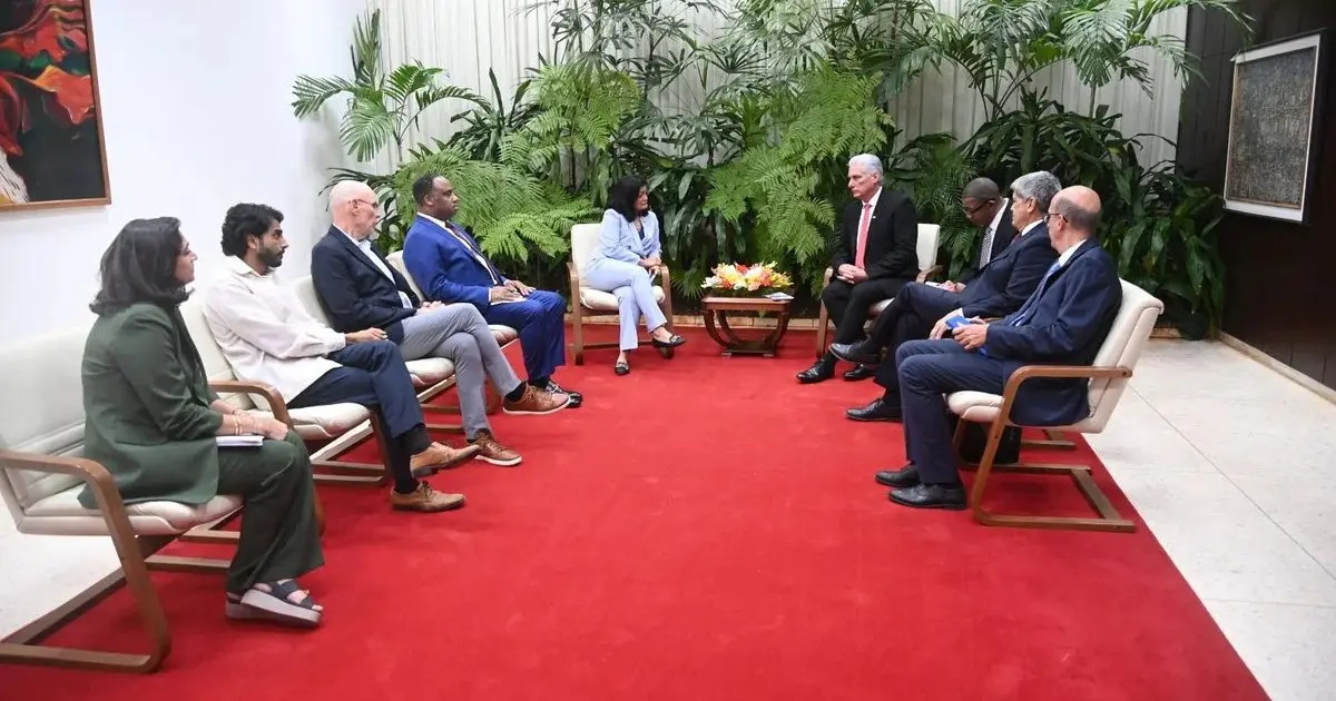 Díaz Canel mantiene reunión con legisladores en Estados Unidos para analizar bloqueo económico