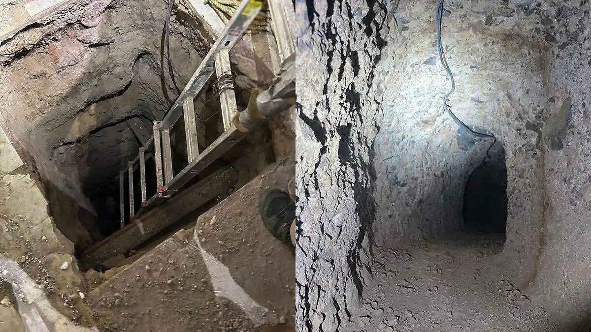 Encuentran túnel ilegal en Sonora que conectaba con Estados Unidos