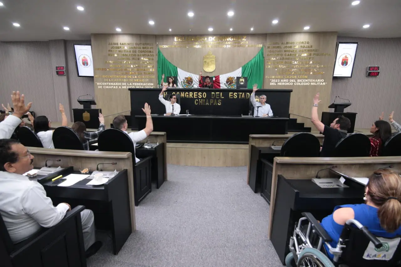 Sesión del Congreso de Chiapas