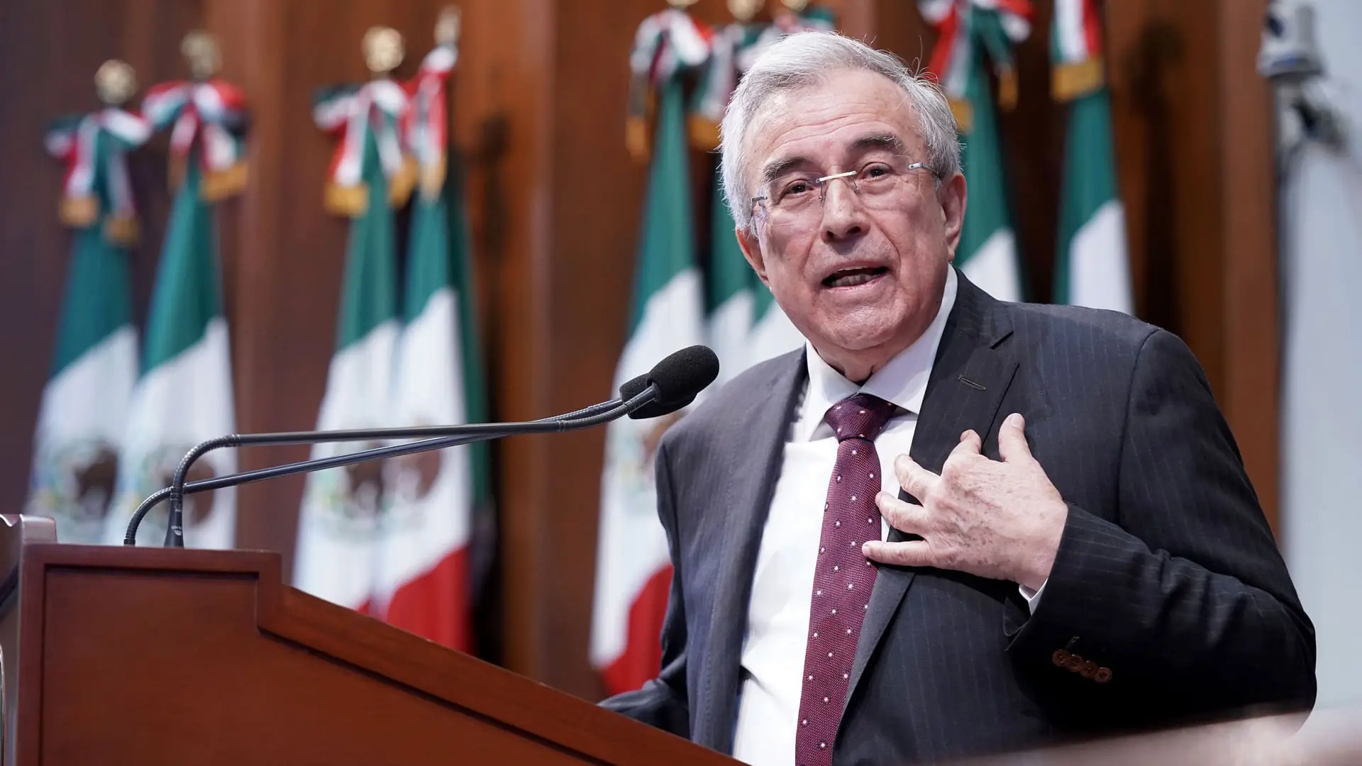 Rocha Moya niega acusaciones de Departamento de Justicia de EU; “carecen de veracidad”, afirma