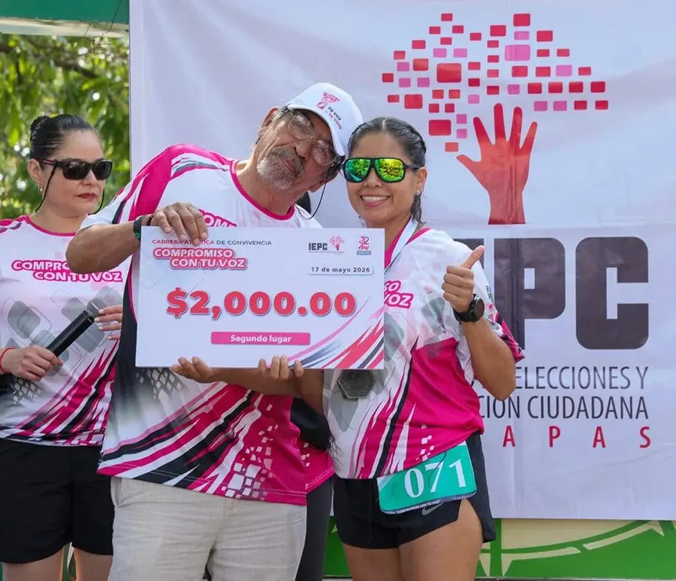 IEPC congrega a más de mil personas en Carrera Atlética “Compromiso con tu voz”
