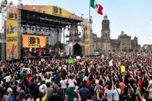 Concierto de 31 Minutos en el Zócalo reúne a más de 200 mil personas