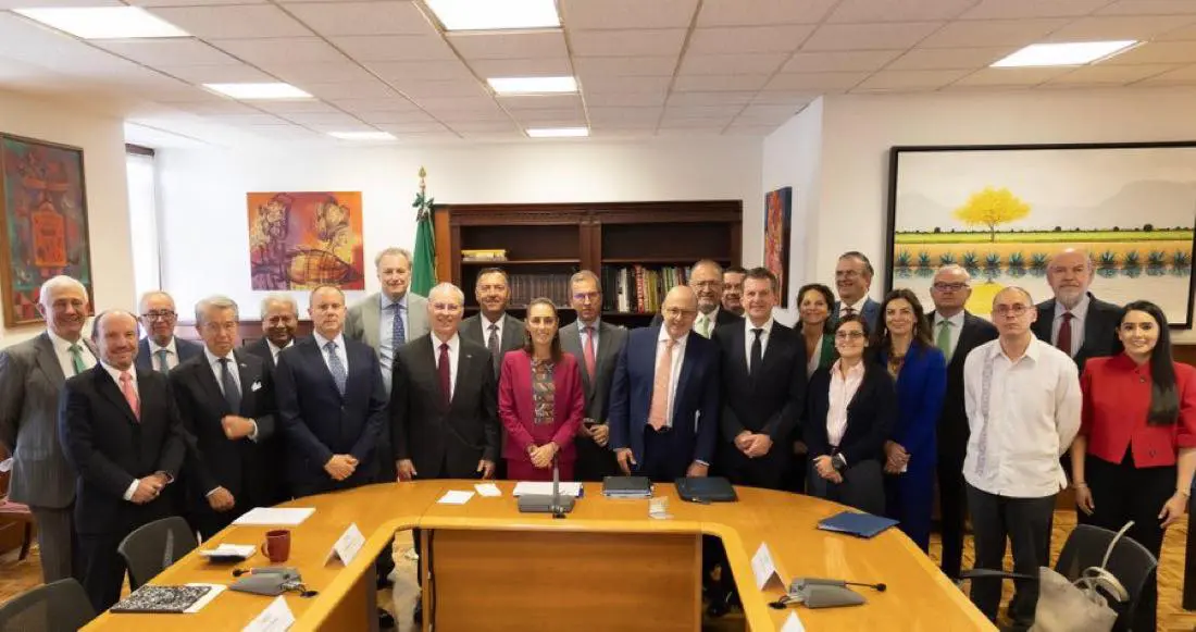 Sheinbaum se reúne con el Consejo Coordinador Empresarial