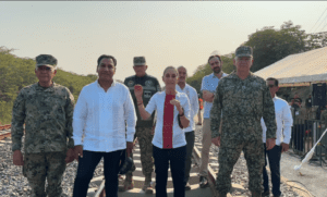 Presidenta Claudia Sheinbaum supervisa conexión Tren Maya - Interoceánico