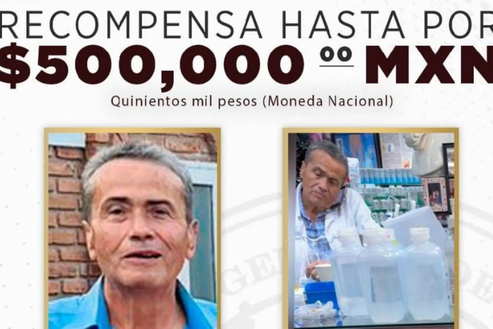 Sonora ofrece recompensa de $500,000 por médico ligado a muertes por “sueros vitaminados”