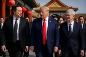 De Elon Musk a Tim Cook; ellos son los empresarios que acompañan a Donald Trump en visita a China