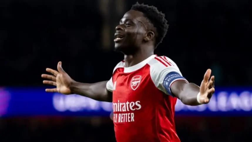 Bukayo Saka manda al Arsenal a la final de la Champions League