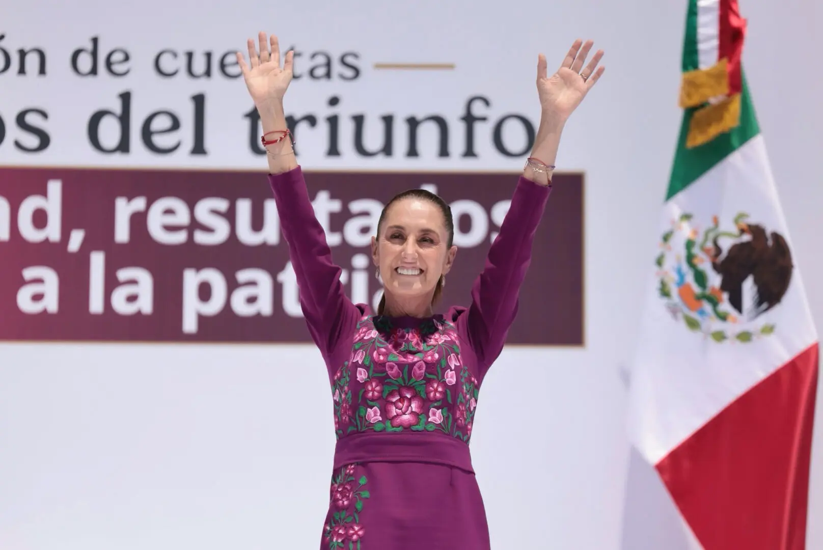 Presidenta lanza mensaje en favor de la soberanía nacional durante Segundo Informe de Rendición de Cuentas