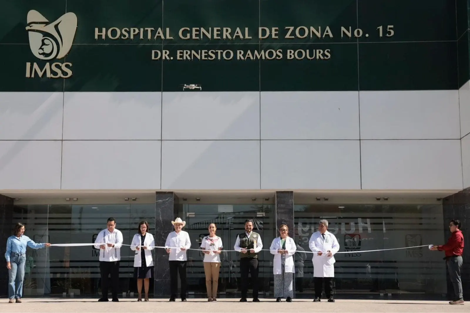 Claudia Sheinbaum inaugura en Hermosillo Hospital General de Zona No. 15 del IMSS