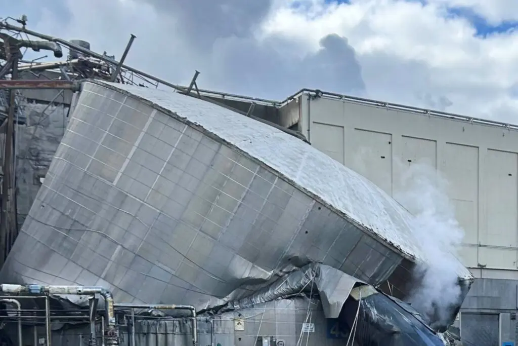 Un muerto y 9 desaparecidos tras implosión química en planta de papel en Washington