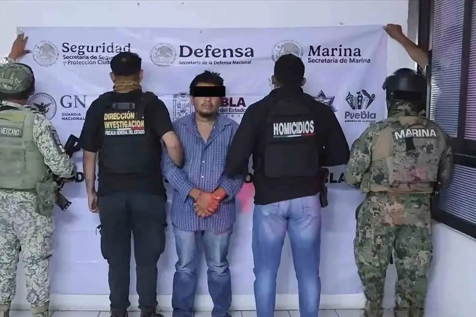Capturan a presunto responsable de la masacre de 10 personas en Puebla