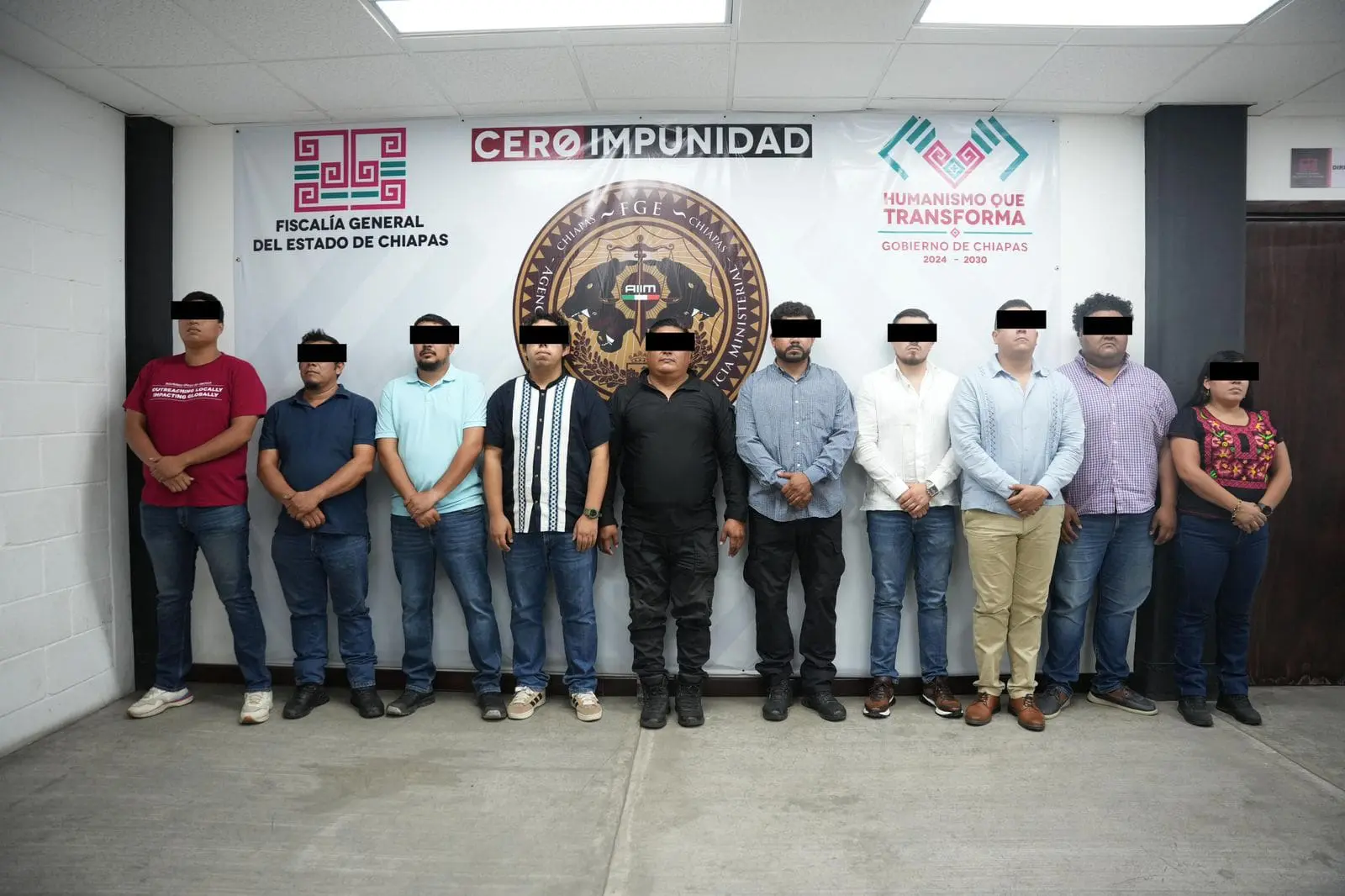 10 personas detenidas por hechos ocurridos en video de tortura, informa Fiscal General de Chiapas 