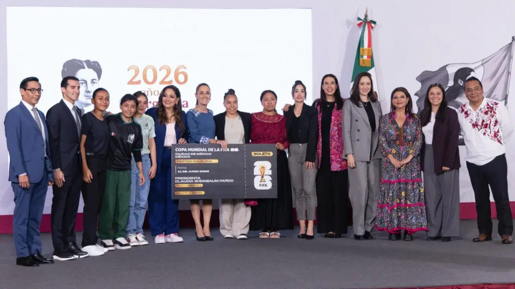 Yolett Cervantes Cuaquehua es la ganadora del boleto de Claudia Sheinbaum para el Mundial 2026