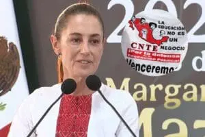 Claudia Sheinbaum y CNTE de Chiapas acuerdan reunirse en Palacio Nacional el 11 de mayo