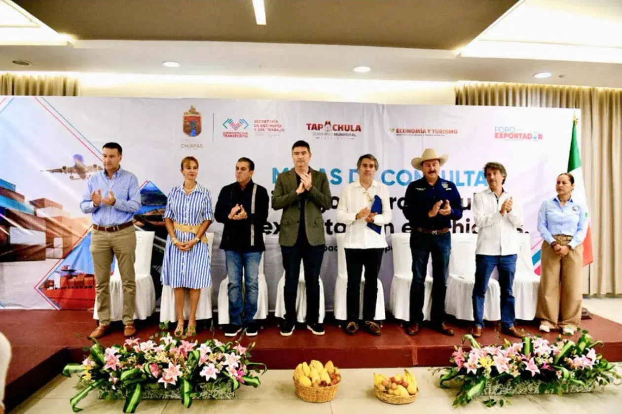 Tapachula refuerza vocación exportadora de cara a nuevos mercados, afirma Yamil Melgar