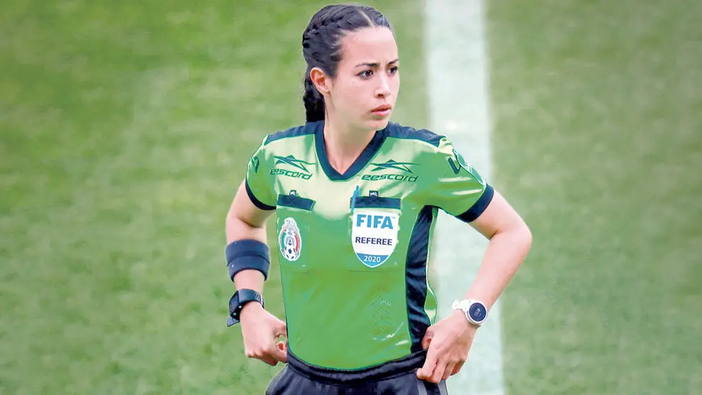CSP felicita a Katia García por ser la tercera mujer en arbitrar un partido de Mundial