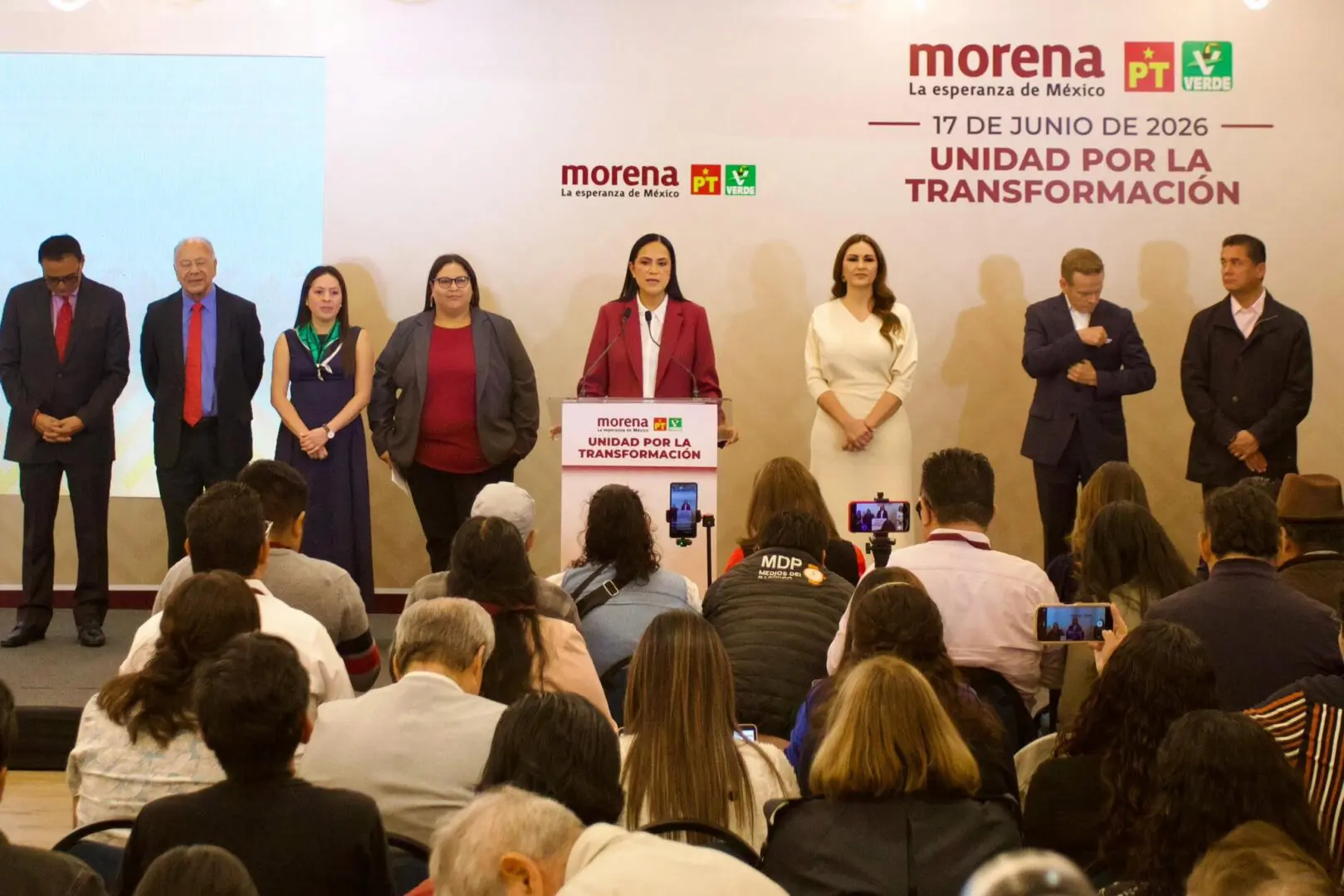 Comienza el lunes registro de aspirantes de Morena, PT y PVEM para comicios de 2027