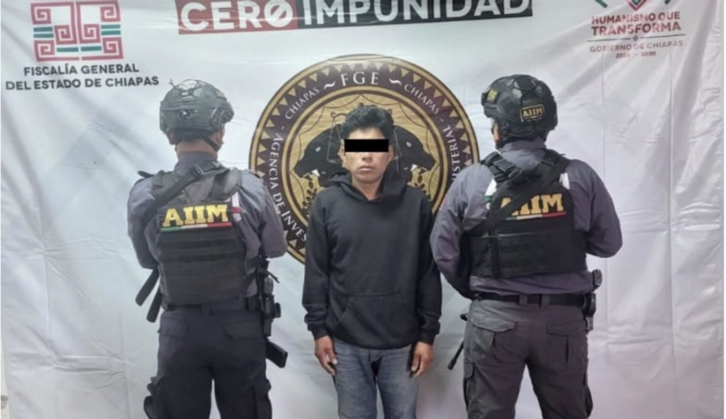 Detienen a presunto responsable de violación agravada denunciada por una mujer tsotsil en Chenalhó, Chiapas