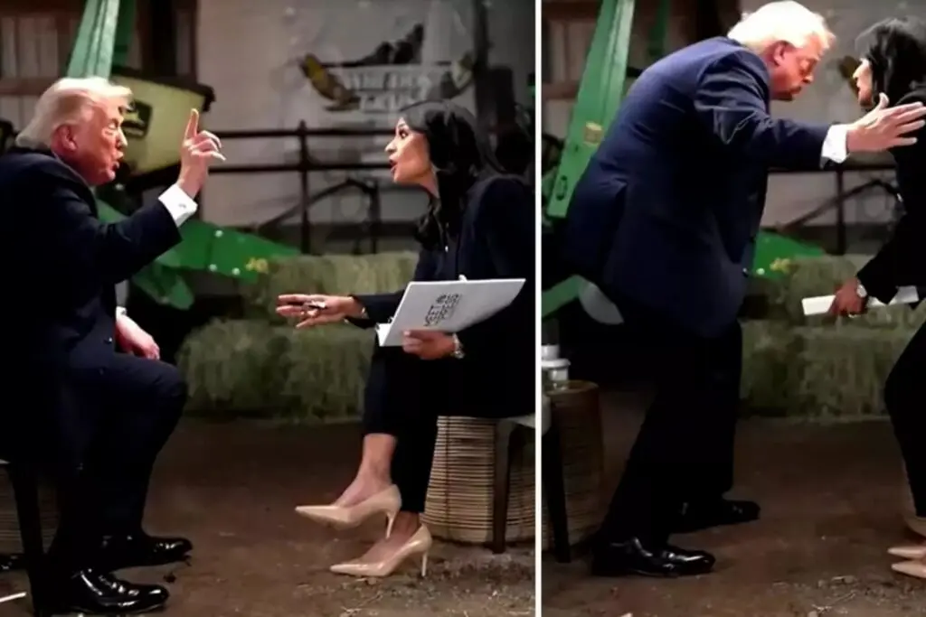 Donald Trump abandona entrevista tras se cuestionado sobre veracidad de elecciones