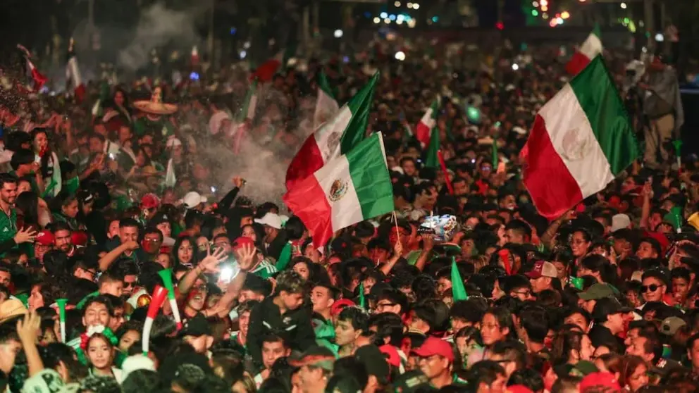 Acuden más de 400 mil personas a festejos por victoria del ‘Tri’ en Mundial