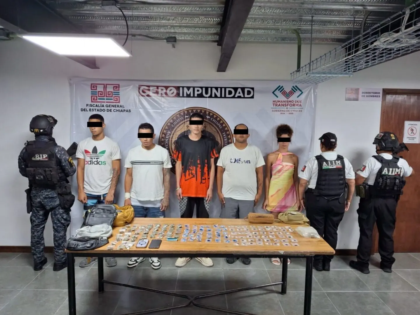FGE y SSP desarticulan red de extorsión “gota a gota” en Tuxtla