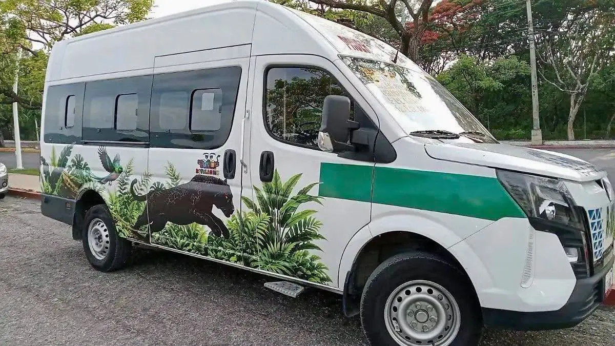 Autobús eléctrico en operación real durante prueba en la ruta 108 en Tuxtla Gutiérrez Chiapas