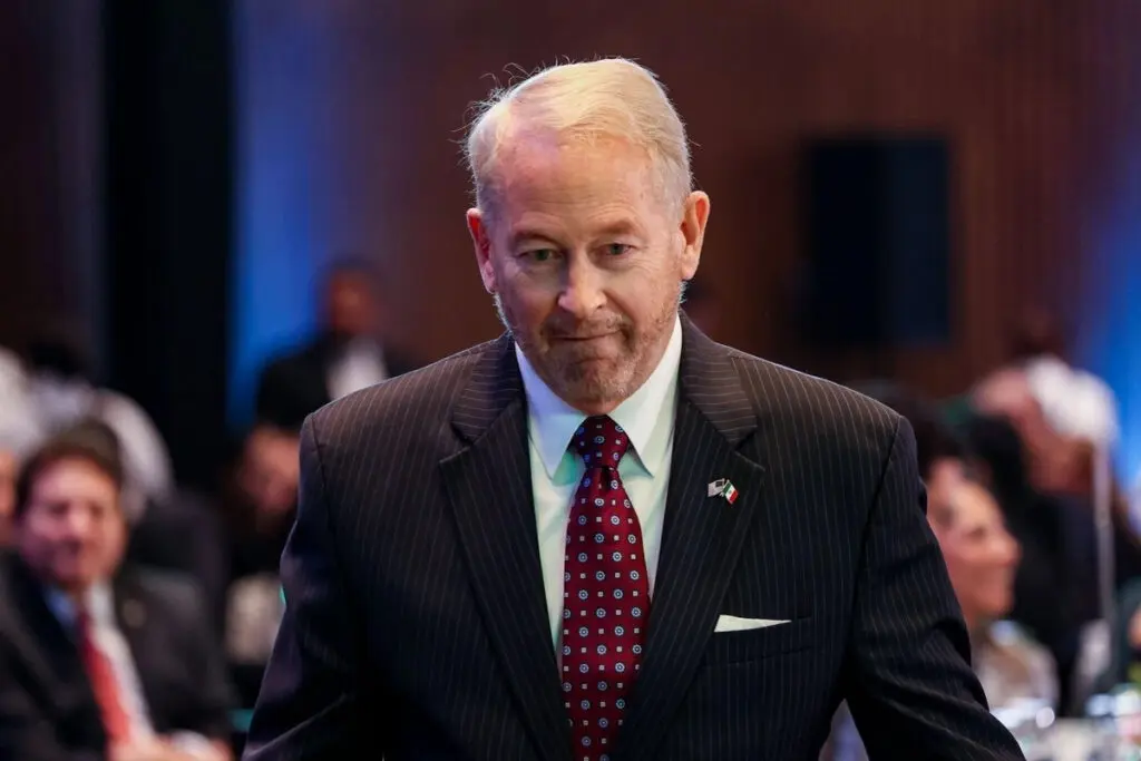 Man in suit at formal event