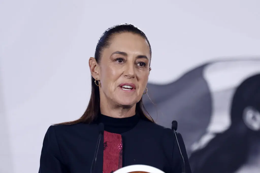Close up of woman delivering speech at podium