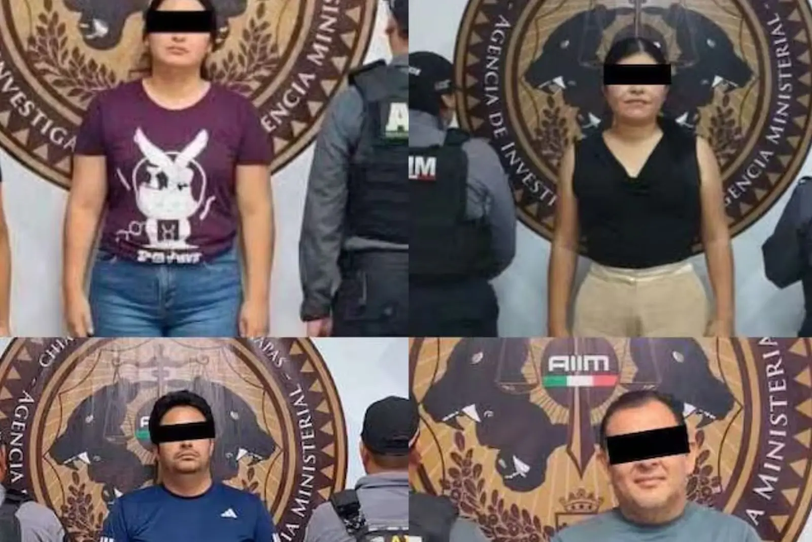 Vinculan a proceso a cuatro ex funcionarios de Chiapas por presunto ejercicio abusivo de funciones