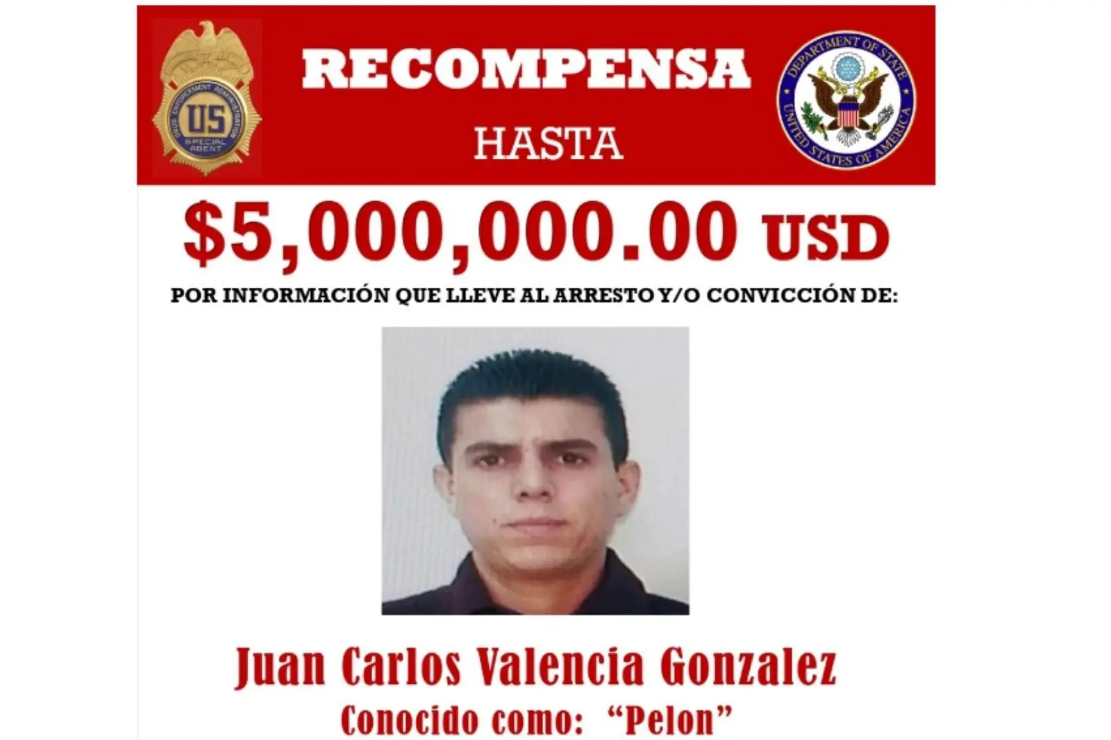 Estados Unidos identifica a Juan Carlos Valencia como nuevo líder del CJNG