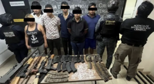 SSP asegura armas y detiene a presuntos integrantes del CCyG en Chiapas