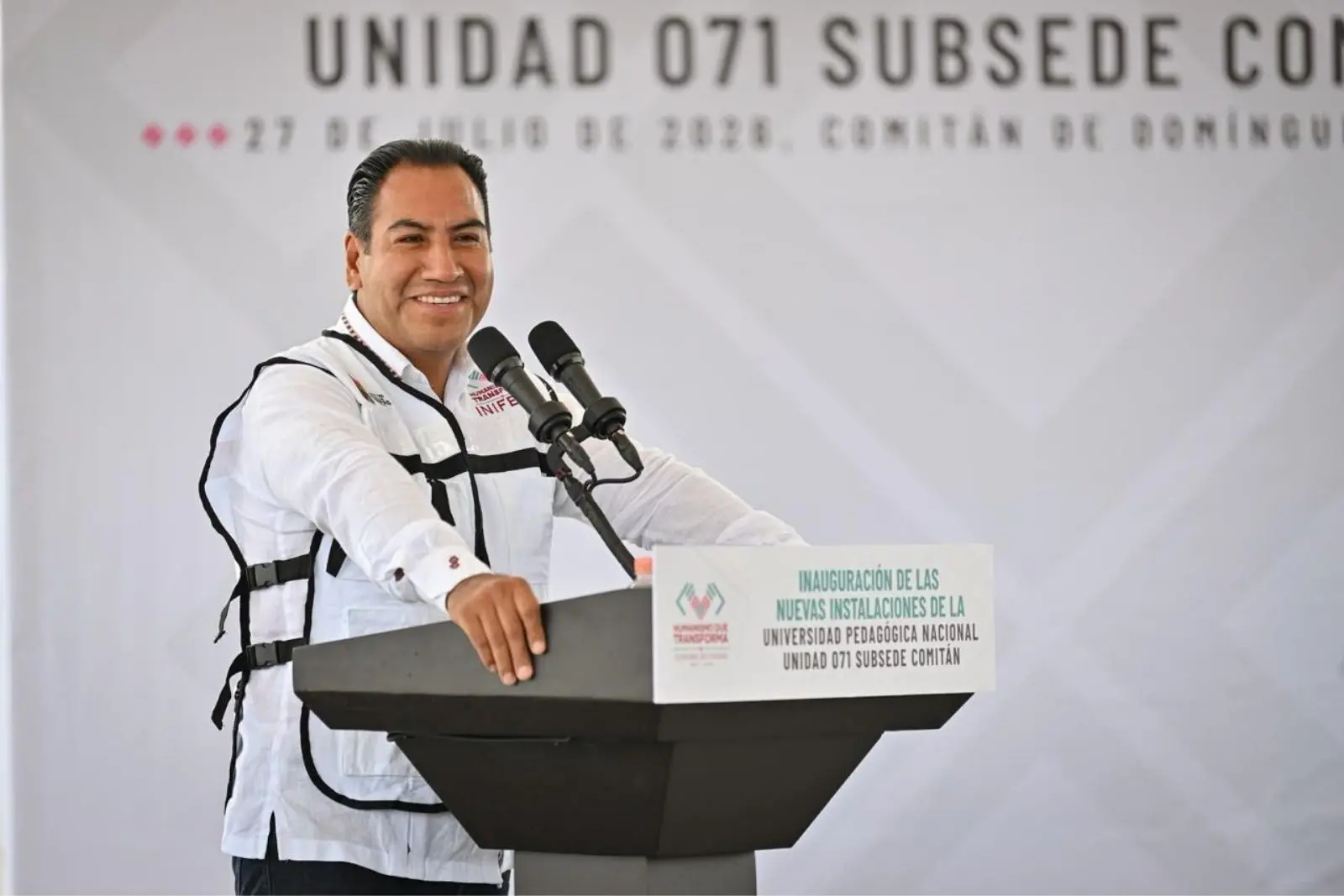 Eduardo Ramírez fortalece infraestructura educativa en la Meseta Comiteca