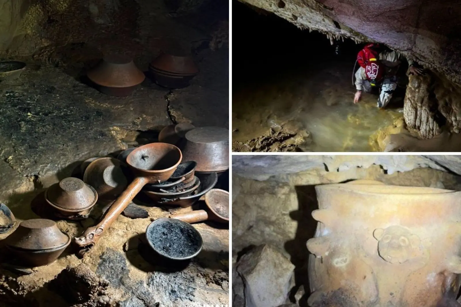 Descubren cueva con 179 piezas arqueológicas en Chiapas; INAH califica "histórico" el hallazgo