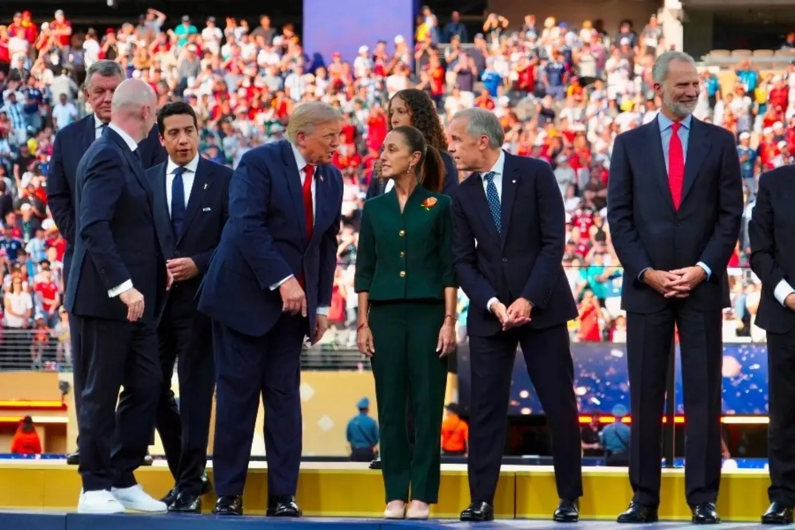 La presidenta de México informó con más detalle lo abordado con diferentes mandatarios durante la final del Mundial 2026