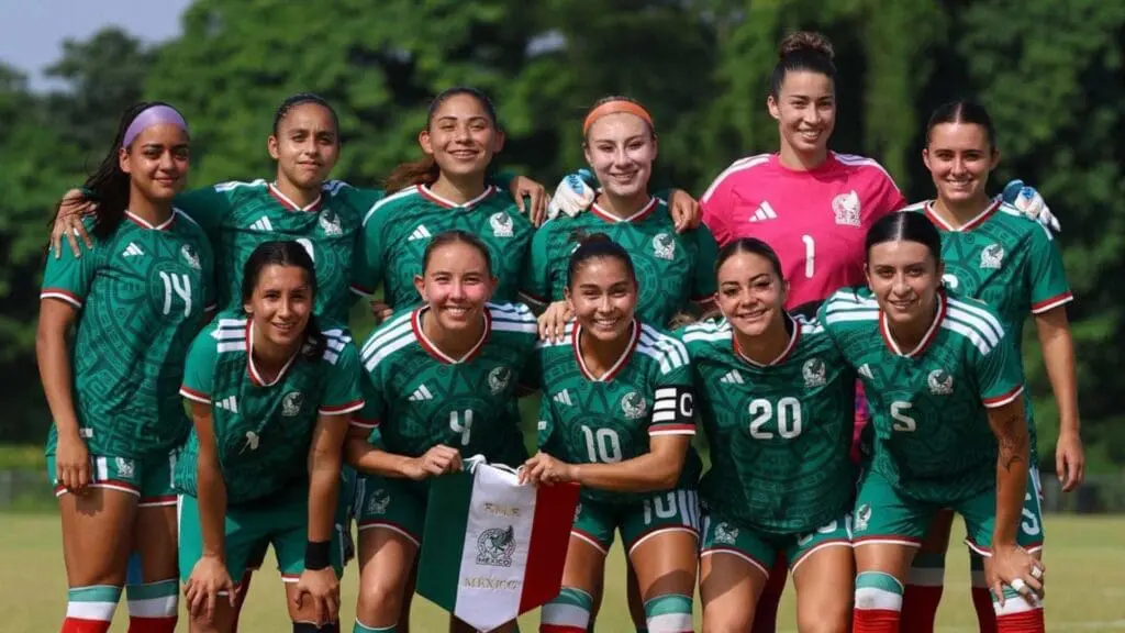 México femenil Sub-23 consigue triunfo ante República Dominicana | Foto @Miseleccionfem