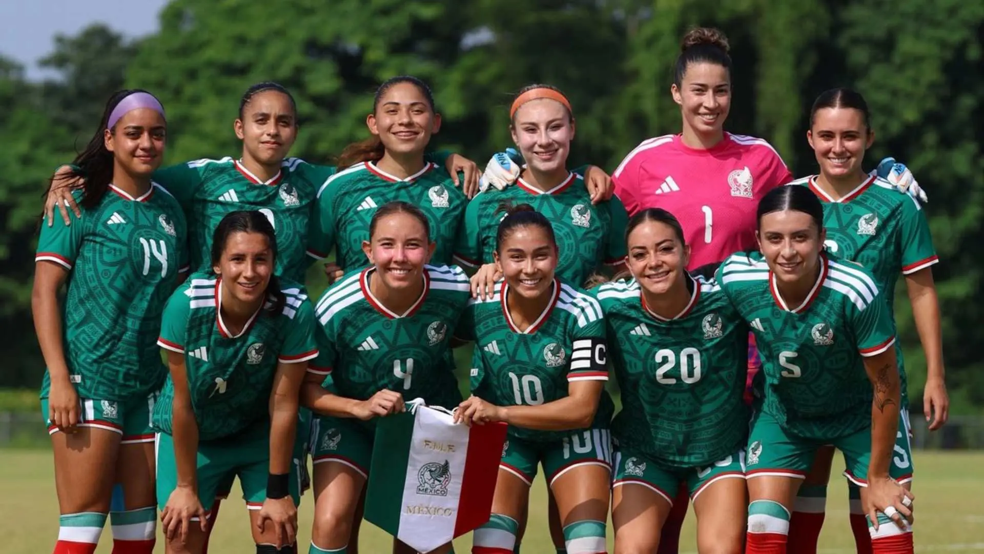 México femenil Sub-23 consigue triunfo ante República Dominicana | Foto @Miseleccionfem