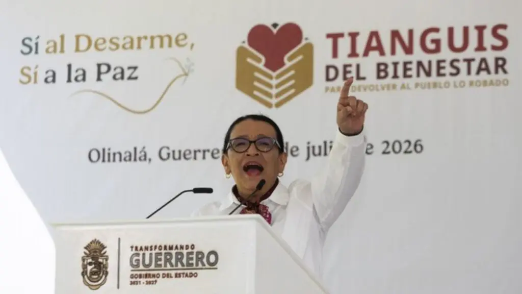 Funcionarios federales y estatales participaron en Olinalá, Guerrero, en actividades del Tianguis del Bienestar y del programa Sí al Desarme, Sí a la Paz.