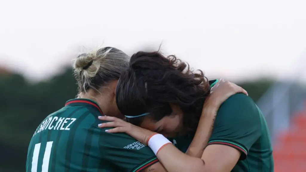 México igualó sin goles con Puerto Rico en la primera jornada del futbol femenil de los JCC 2026. Foto x : Miseleccionfem