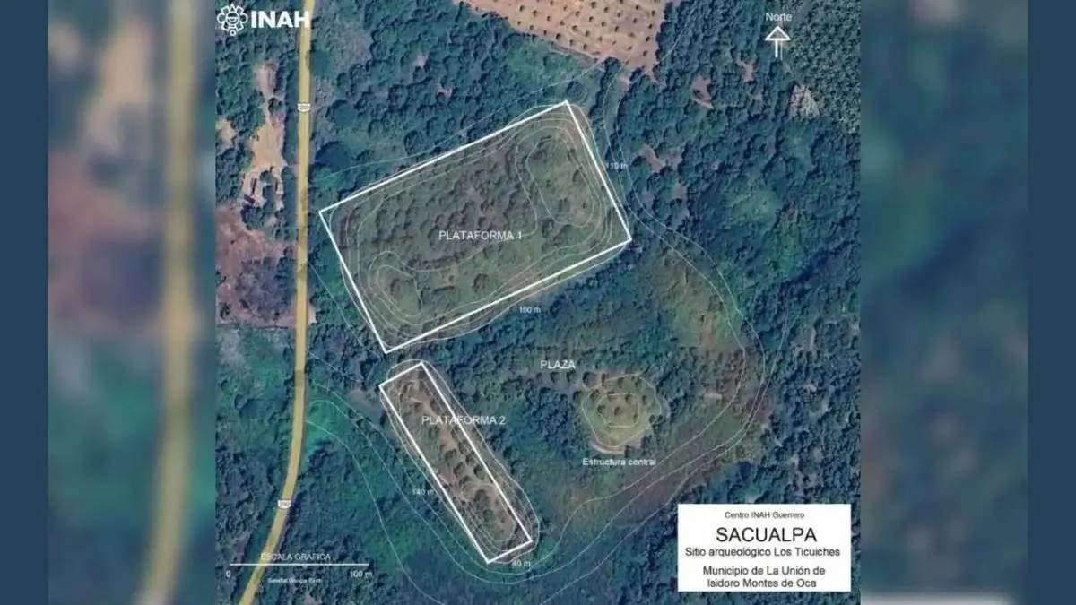 Vestigios arqueológicos de antiguos poblados indígenas localizados en la Costa Grande de Guerrero. Foto: INAH