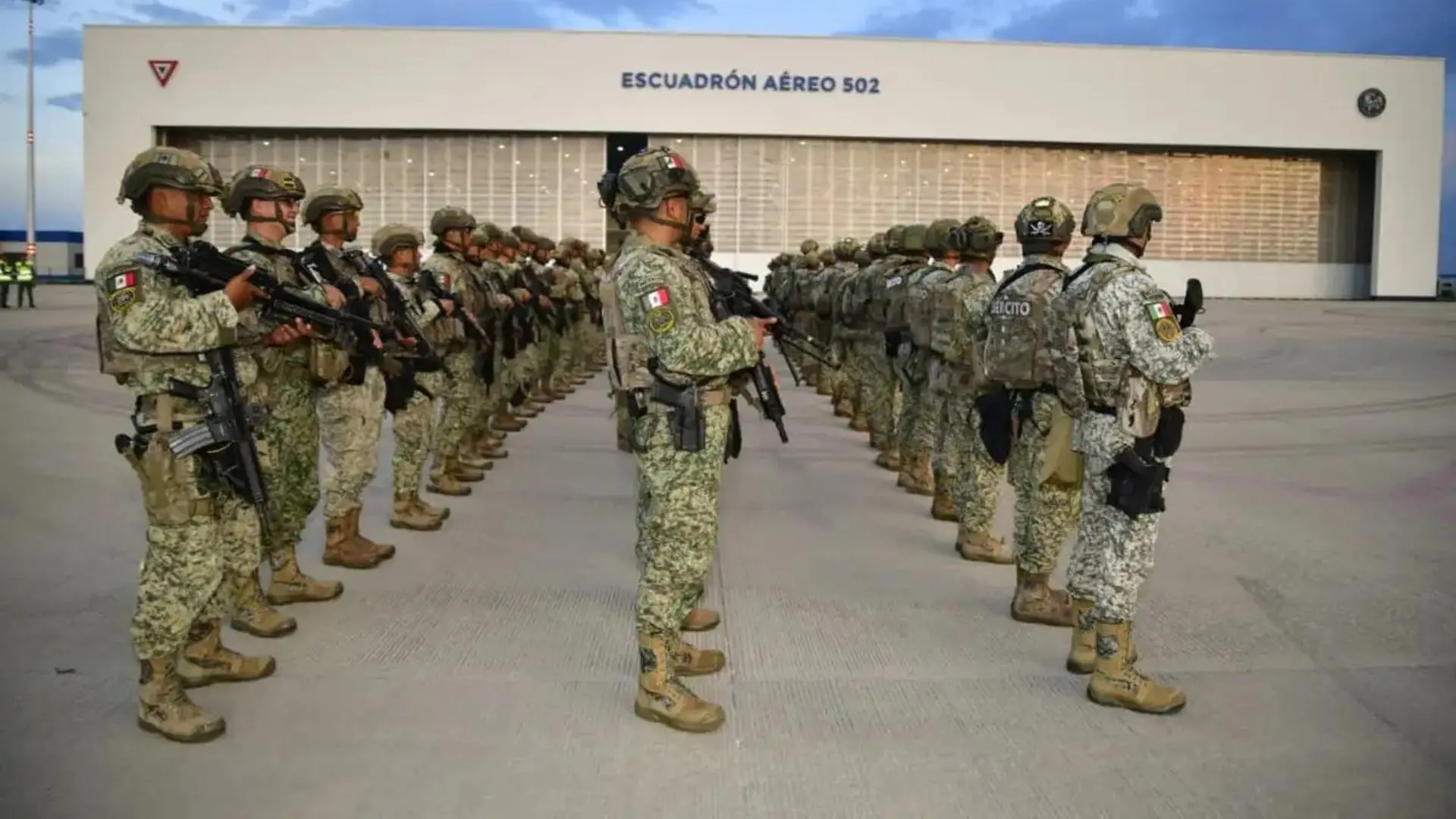 Militares del Ejército Mexicano desplegados durante operativo de seguridad en Zacatecas.. Foto: Defensa
