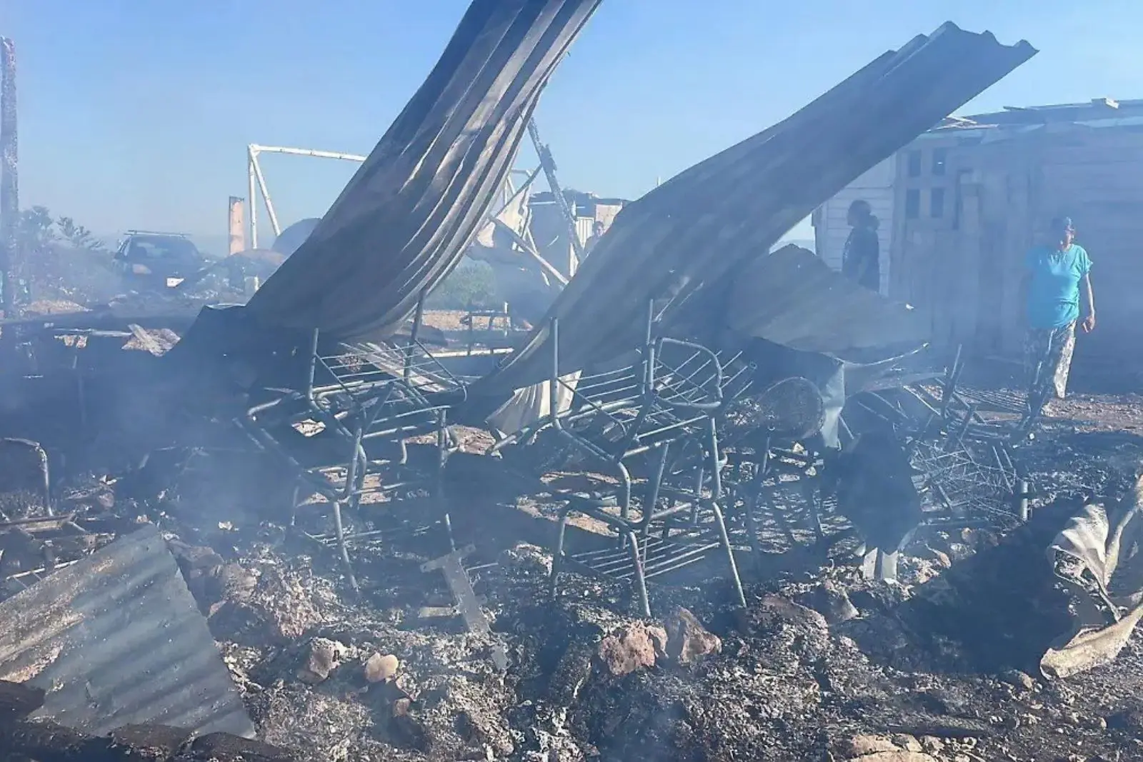 Incendio destruye aula comunitaria de Conafe en El Jobo; alumnos se quedan sin salón de clases