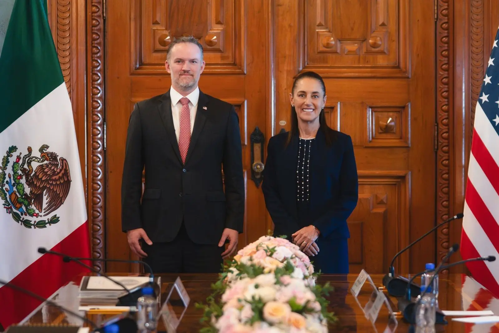 Sheinbaum y representante comercial de Estados Unidos avanzan en revisión del T-MEC
