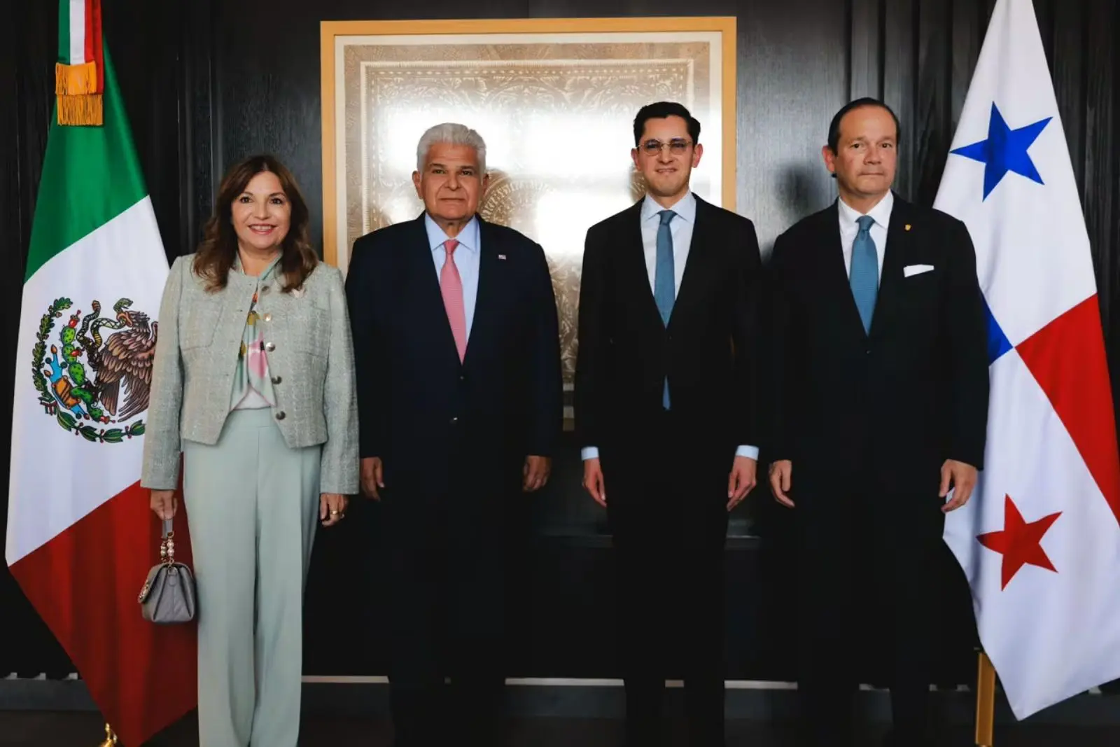 Presidente de Panamá inicia visita oficial a México; tendrá reunión con Claudia Sheinbaum