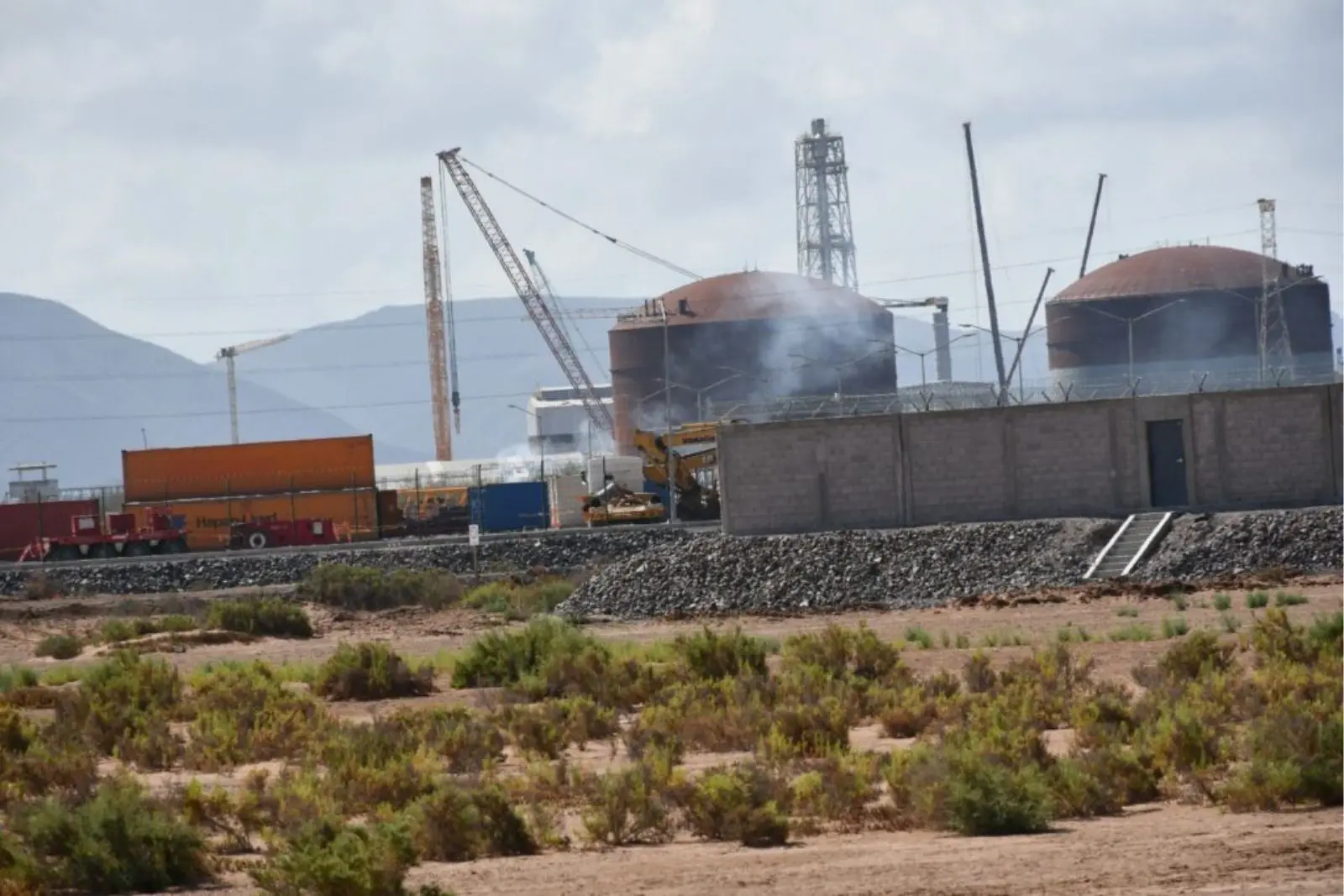 Planta de amoniaco en Topolobampo registra 95% de avance