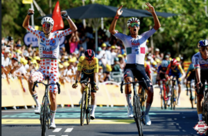 Isaac del Toro comparte imagen tras su triunfo en el Tour de Francia