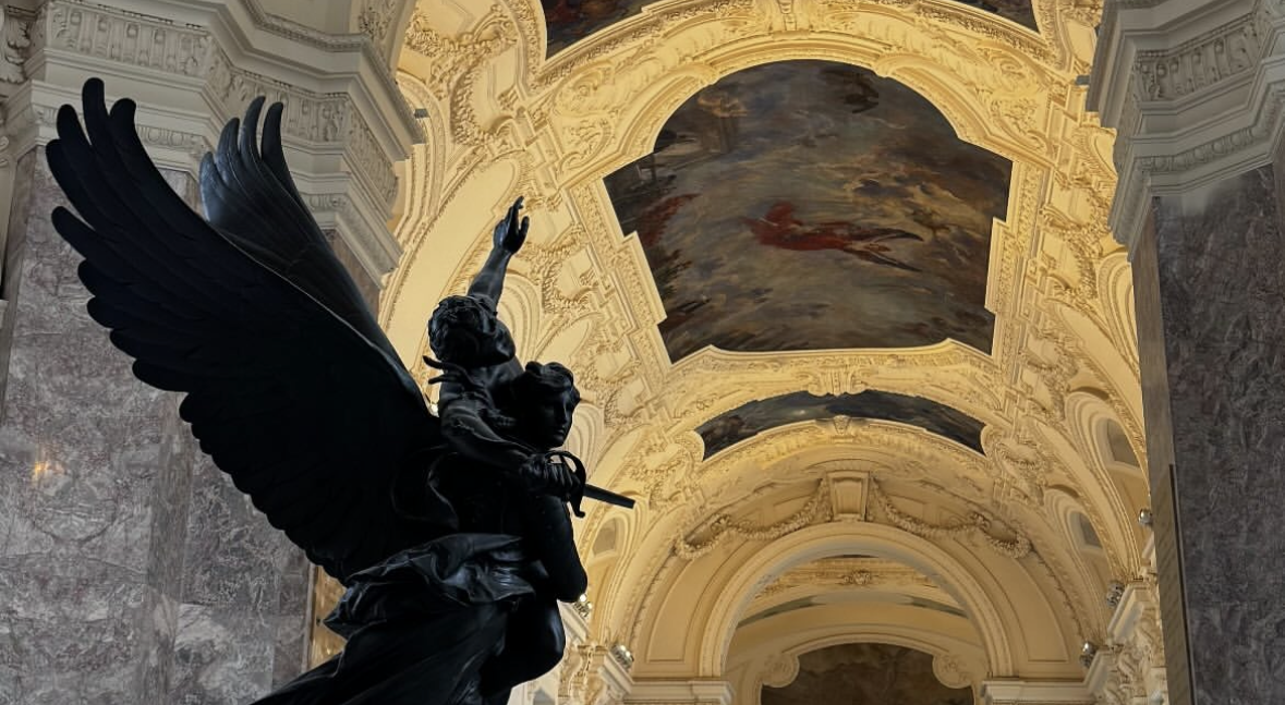 Museo Petit Palais de París durante las altas temperaturas.