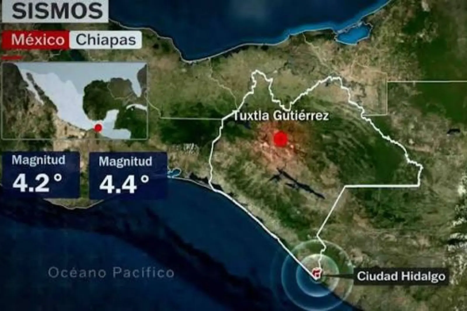 Sismo de magnitud 7.4 sacude Chiapas; activan protocolos de revisión y evaluación de daños