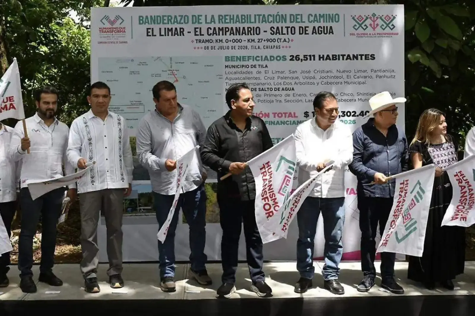 Eduardo Ramírez lleva obras, apoyos y servicios a Tila; inversión impulsa transformación