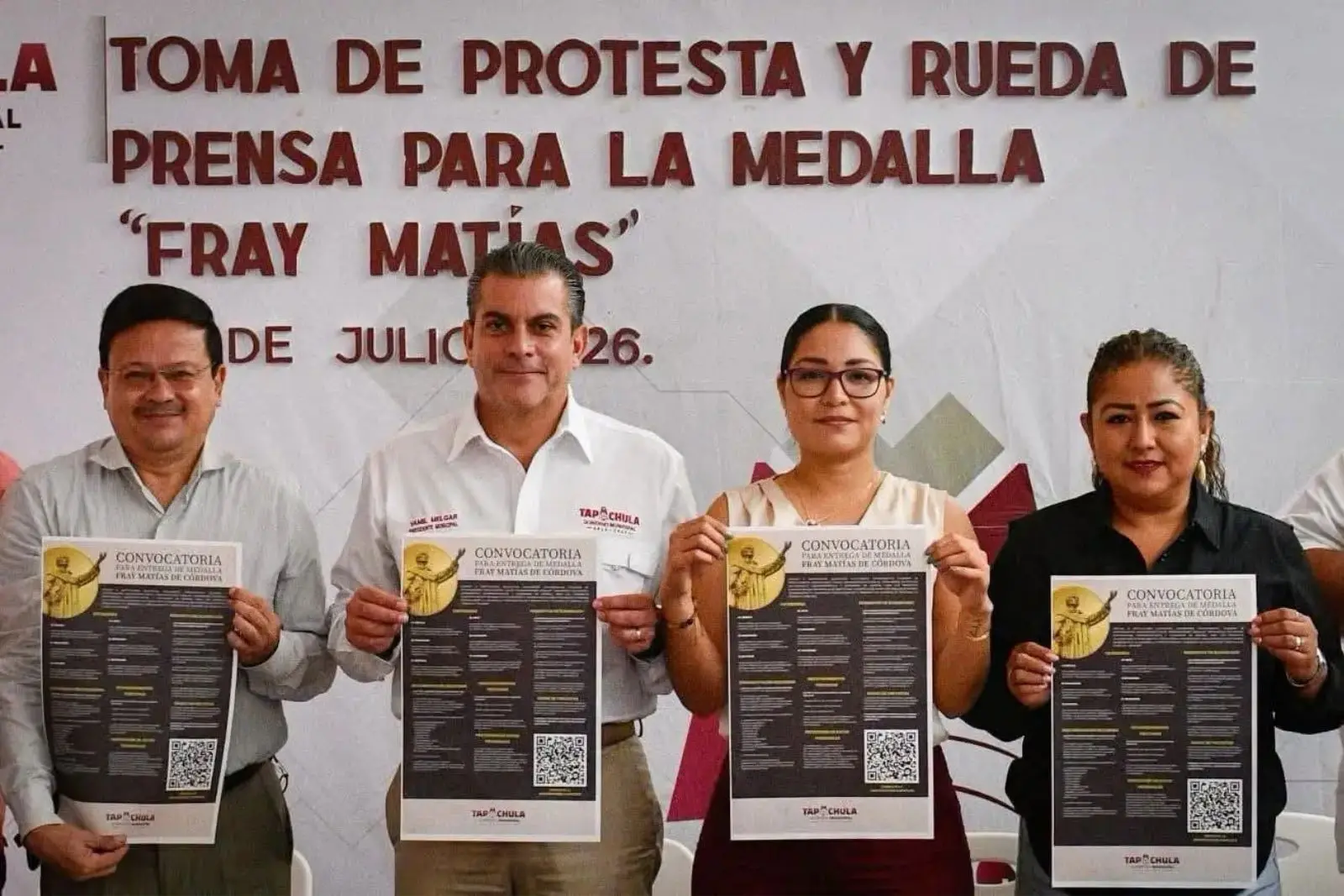 Instalan Comité de Selección de la Medalla Fray Matías de Córdova en Tapachula